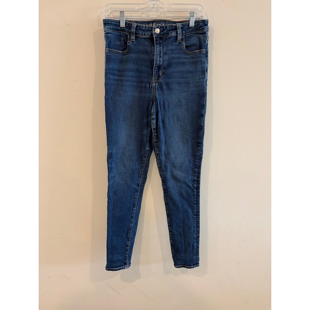 American Eagle Super High-Rise Jegging Dark Wash Denim Jeans Size 10 Regular